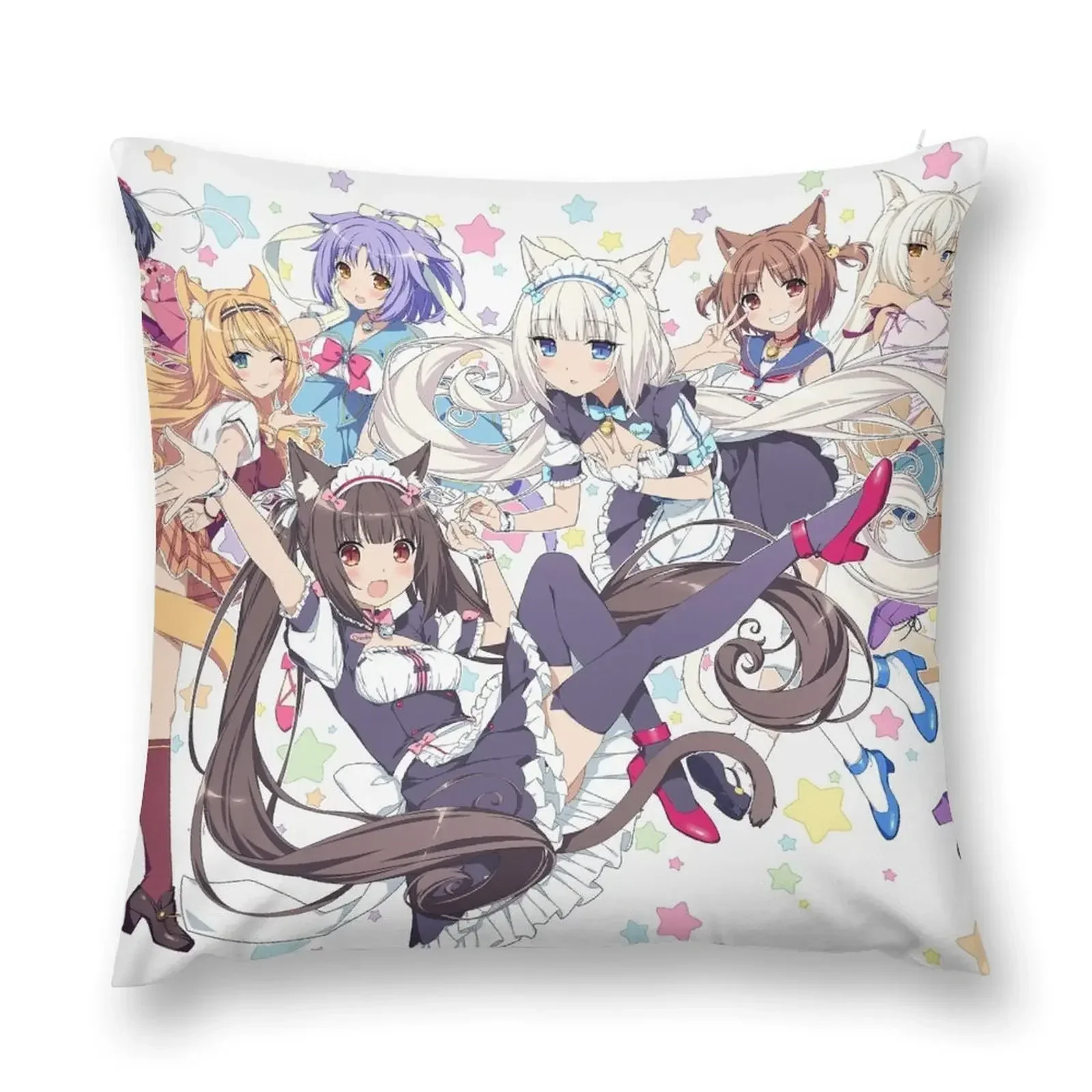 Nekopara 3 Throw Pillow Pillow Cover Christmas Pillow Cushion Cover