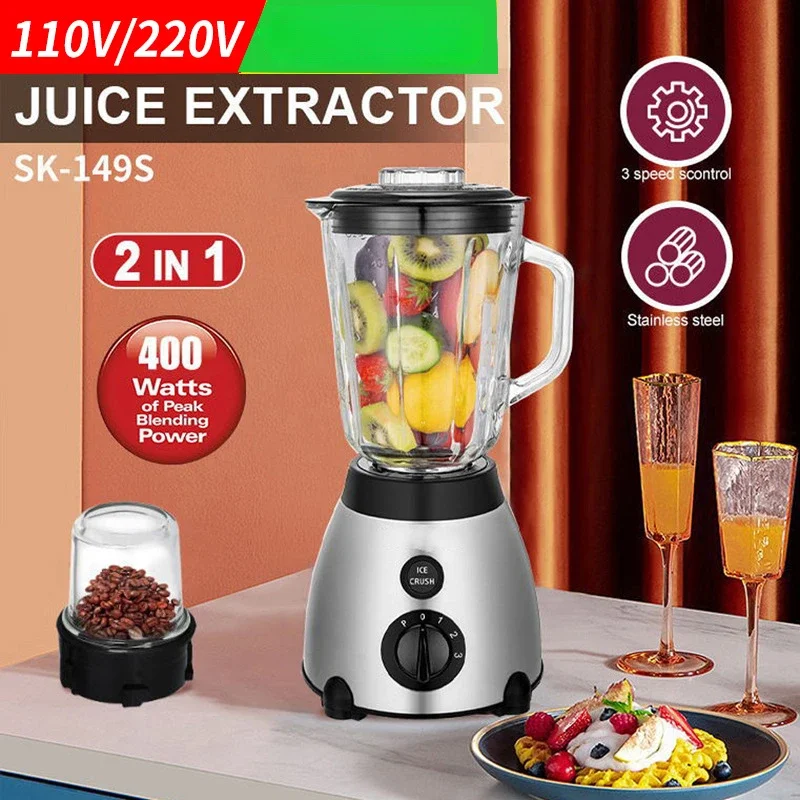 110V household juicer multifunctional mixer freshly squeezed juice watermelon elderly nutrition cooking machine