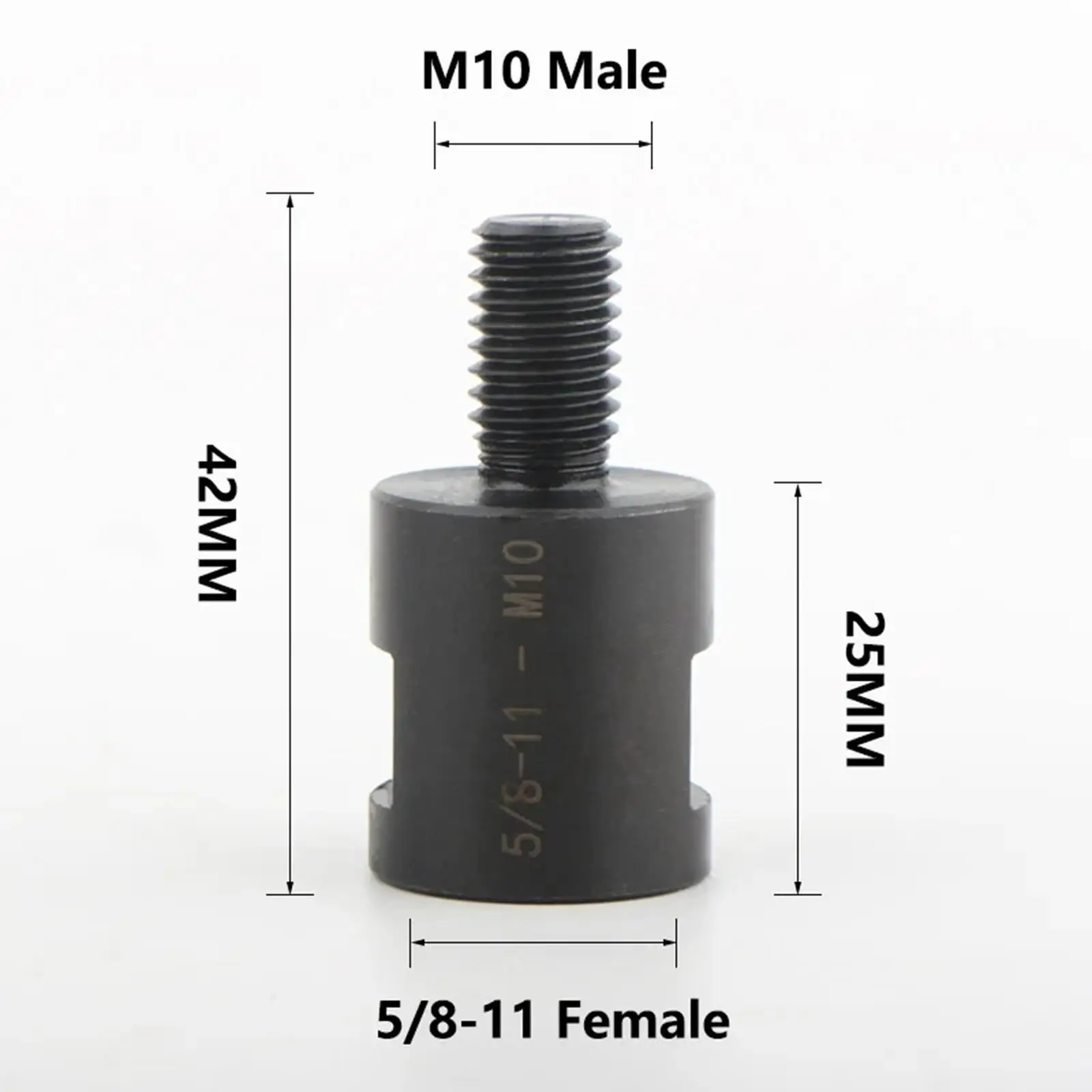 Adaptateur de filetage mâle M10 pour meuleuse d'angle, pièces de quincaillerie, convertisseur robuste