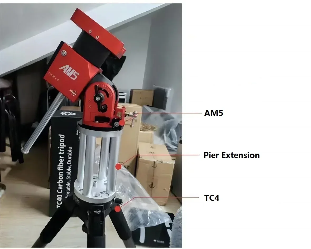 Astronomical Telescope Equatorial Instrument JUWEI17 AM5 cem40 gem45 Ascending Section TC40 Extension Column