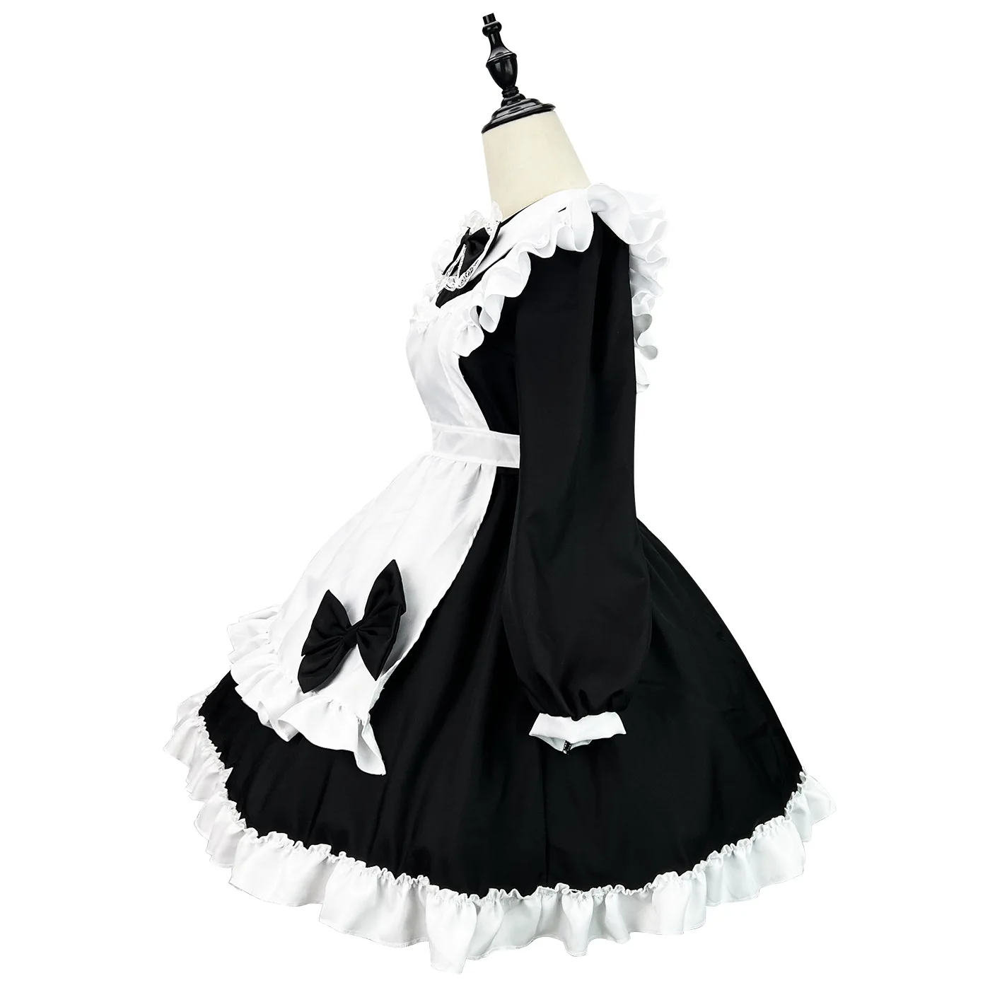 Halloween Role Play Women Girls Daily Suit Maid Cosplay Cute Japan Style Outfit Housemaid Long Sleeves Cosplay Costume