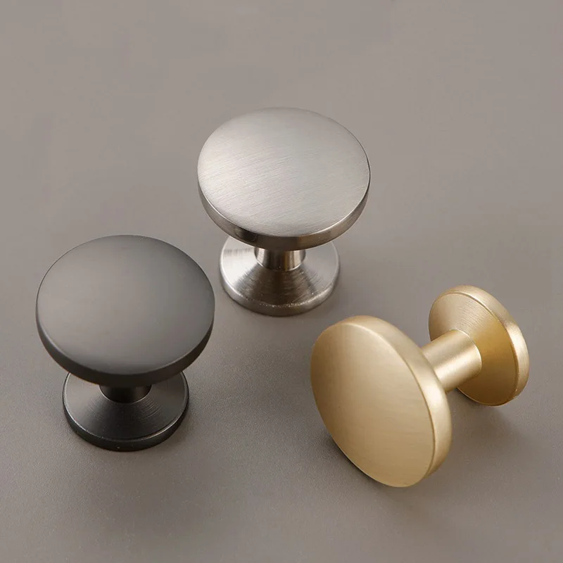 

Modern Gold Light Luxury Single Hole Furniture Handle Ring Pull for Shoe Cabinets Wardrobe Drawer Nightstand Hardware