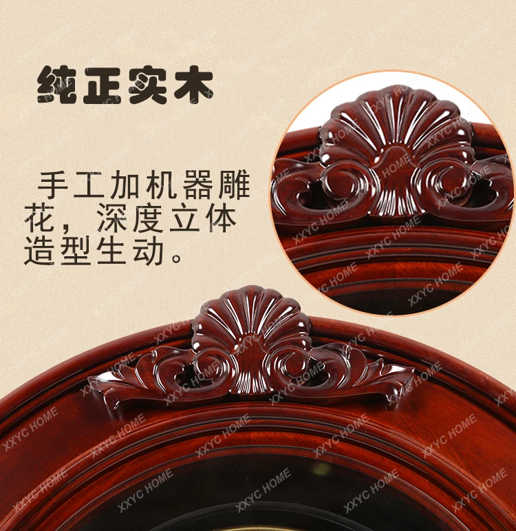 ساعة أرضية ميكانيكية هيلمر الألمانية ساعة عمودية كلاسيكية من الخشب الصلب الأمريكي #4