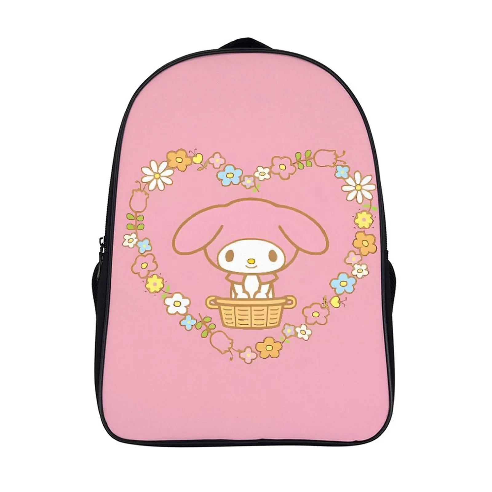 

Fashion Student's Backpack Cartoon Sanrio Melody School Bag 16 Inch 2 Compartment Backpack Student Schoolbag