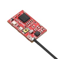LDARC X-BOSS AC900 RX2A PRO 2.4G Receiver RX For Futaba S-FHSS FrSky D16 4PWM or SBUS switchable RC FPV Racing Drone