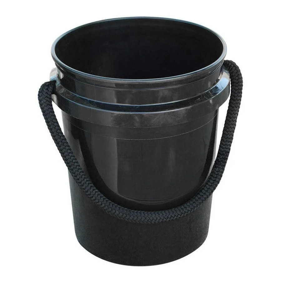 

Worlds Best Rope Handle Bucket 5 Gallon Black