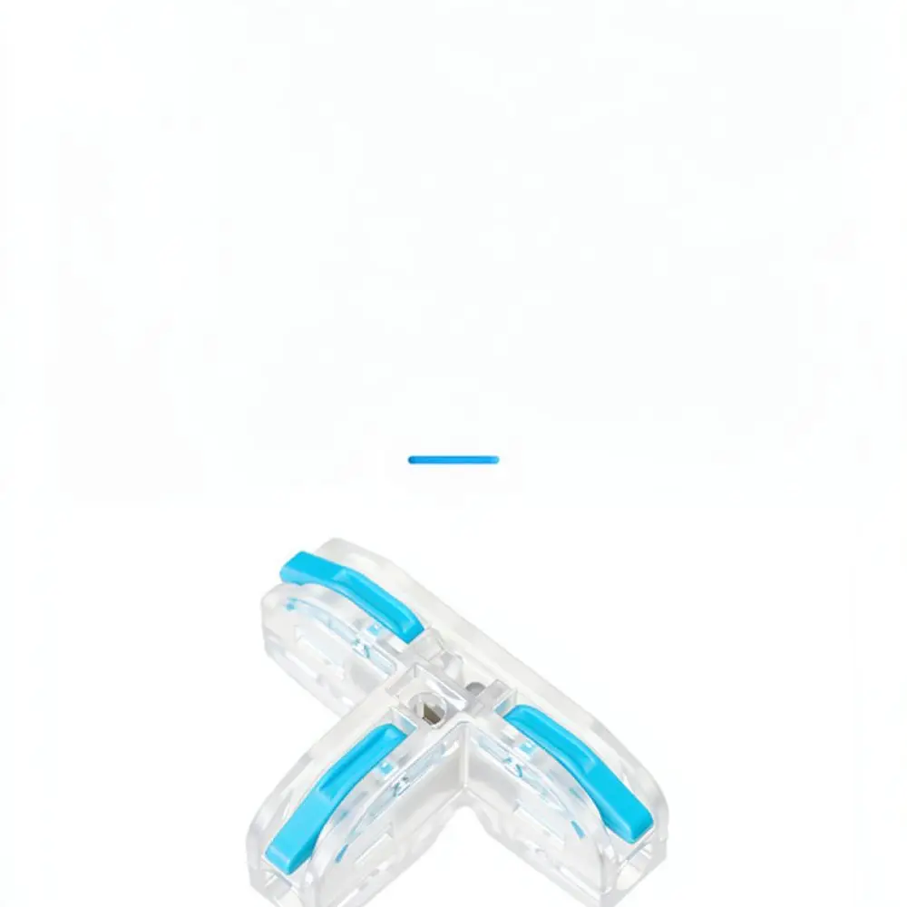 Compact T Type Wire Connector PCT112 Quick Splice Terminal Block Electrical Cable Junction Accessory For Household Circuitry