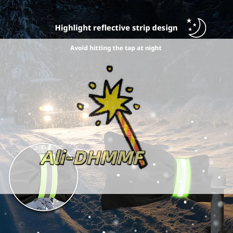 

Утепленный чехол для смесителя от замерзания, защитный кожух для наружных труб от замерзания зимой и пылезащитный