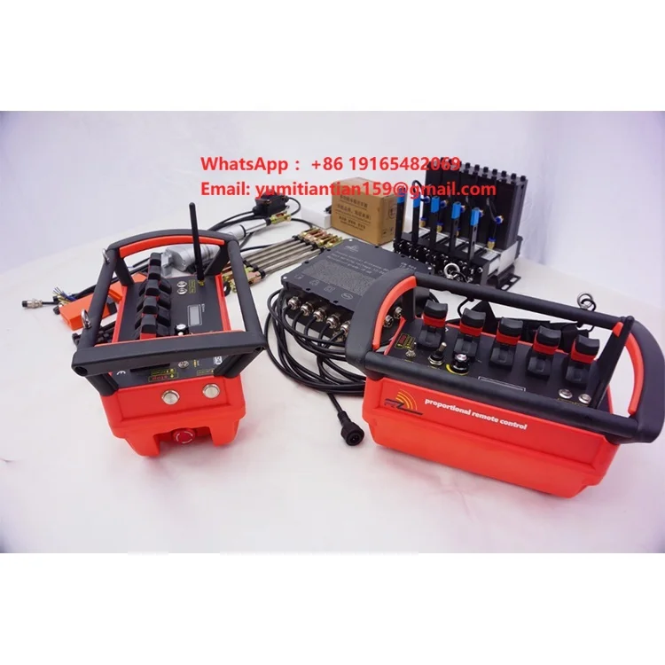 Construction Machine Crane Remote Control for Sale With 5 Joysticks Motors Wholesale Online