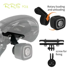 Luz trasera para Gopro dapter/Magicshine RN120, accesorios de arco para cojín de asiento de bicicleta