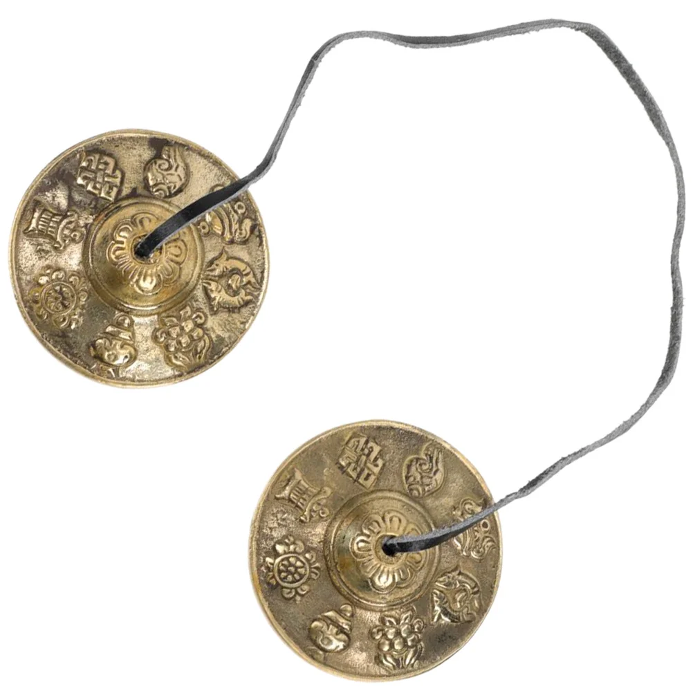 

Brass Bell Yoga Instrument Mini Musical Instruments Rhythm Cymbal Crash Bells Touch The