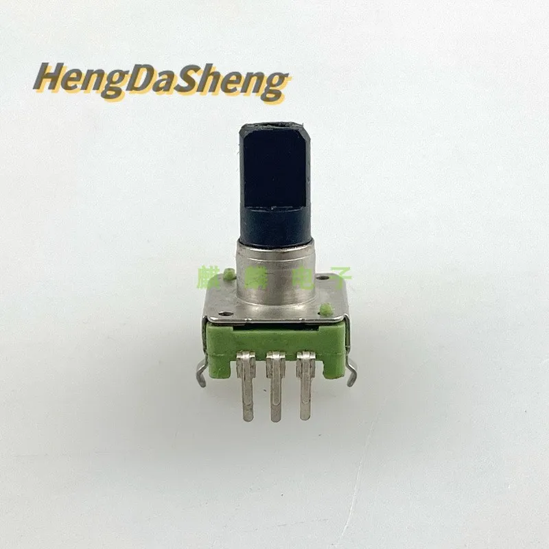 5Pcs EC12 Rotary Encoder 12 Pulse Tripod Car Navigation Amplifier Volume Adjustment Switch Handle Length 15mm