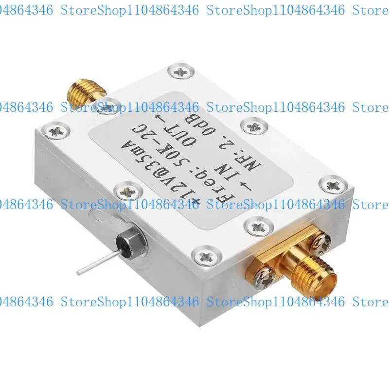 5ASD RF Amplifier 50K-2GHz Low Love Amplifier Sciper Recever Broadband 31dB ربح