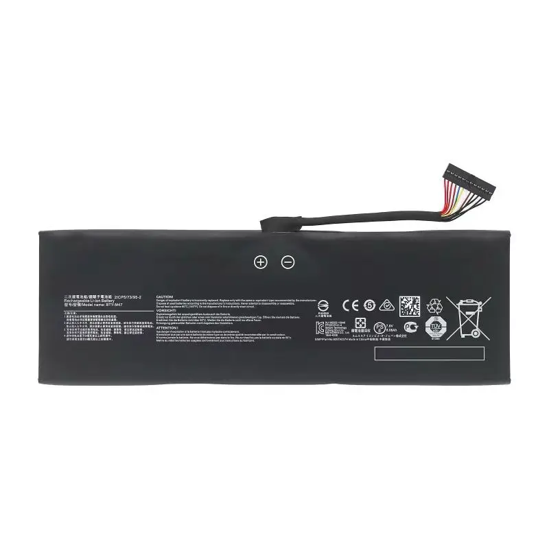 

BTY-M47 Аккумулятор для ноутбука MSI GS40 GS43 GS43VR 6RE GS40 6QE 2ICP5/73/95-2 MS-14A MS-14A1 MS-14A3 7,6 В 61,25 Втч/8060 мАч
