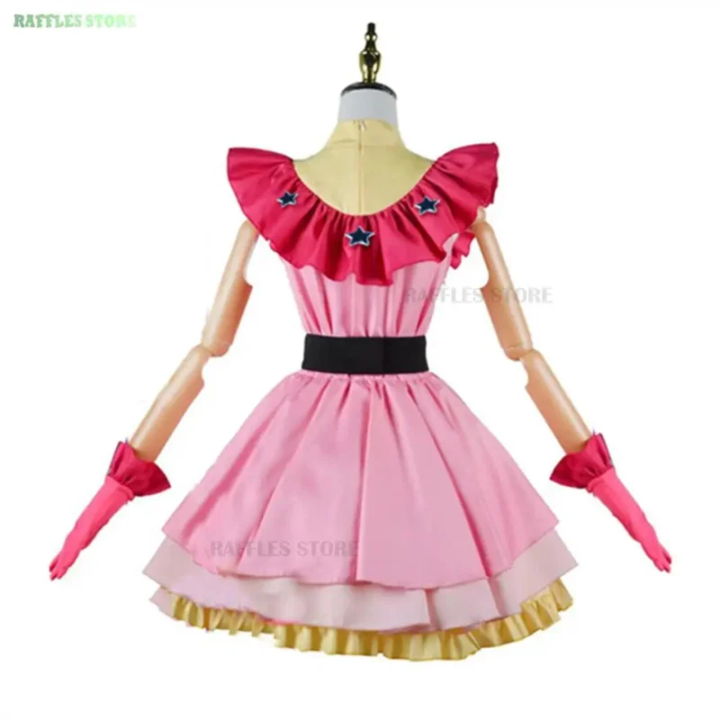 Hosh37Ai Cosplay Costume, Anime Cosplay, OSHI NO KO fur s, Lense Pink Uniform, Hairpin, Halloween Singing Party, Everthe