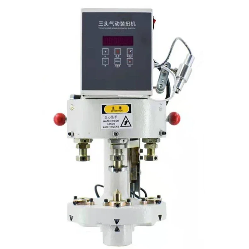 RM-838P Three Head Pneumatic Button Machine