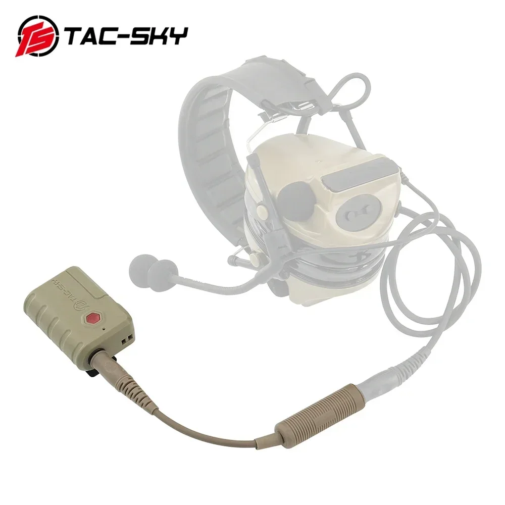 TAC-SKY Tactical Headset Adapter Bluetooth adapter for PELTO MSA AMP TCI Tactical Headphone COMTA Airsoft Shooting Hunt Headse