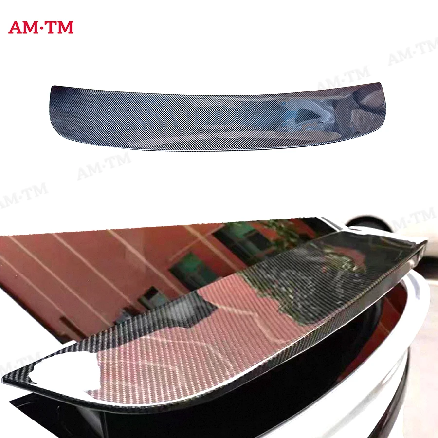 

Carbon Fiber High Quality Rear Trunk Spoiler For Tesla Model X 2016-2022 Rear Roof Wing Car Exterior parts