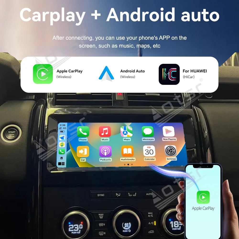 10.25 ''أندرويد 14 لاند روفر ديسكفري 5 2017-2021 سيارة لتحديد المواقع والملاحة CarPlay HD شاشة تعمل باللمس رئيس وحدة مشغل وسائط متعددة