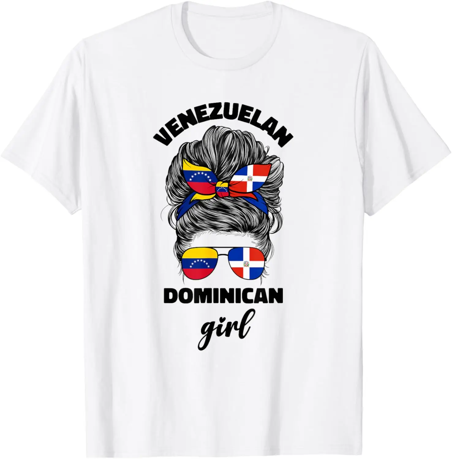 

Half Dominican And Venezuelan Venezuela Flag Girl Women Mix