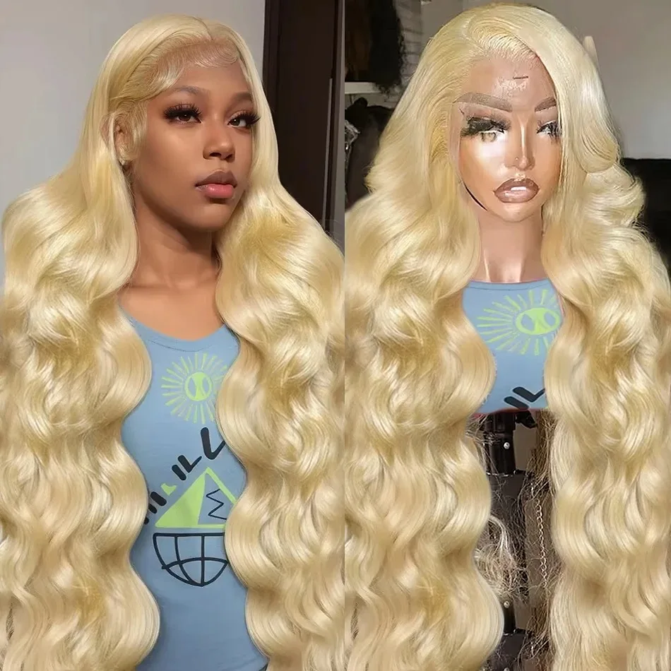 613 Honey Blonde 180 Density Body Wave 13x6 Lace Front Wig HD Transparent 30 40 Inch 13x4 Lace Frontal Wigs Human Hair Brazilian