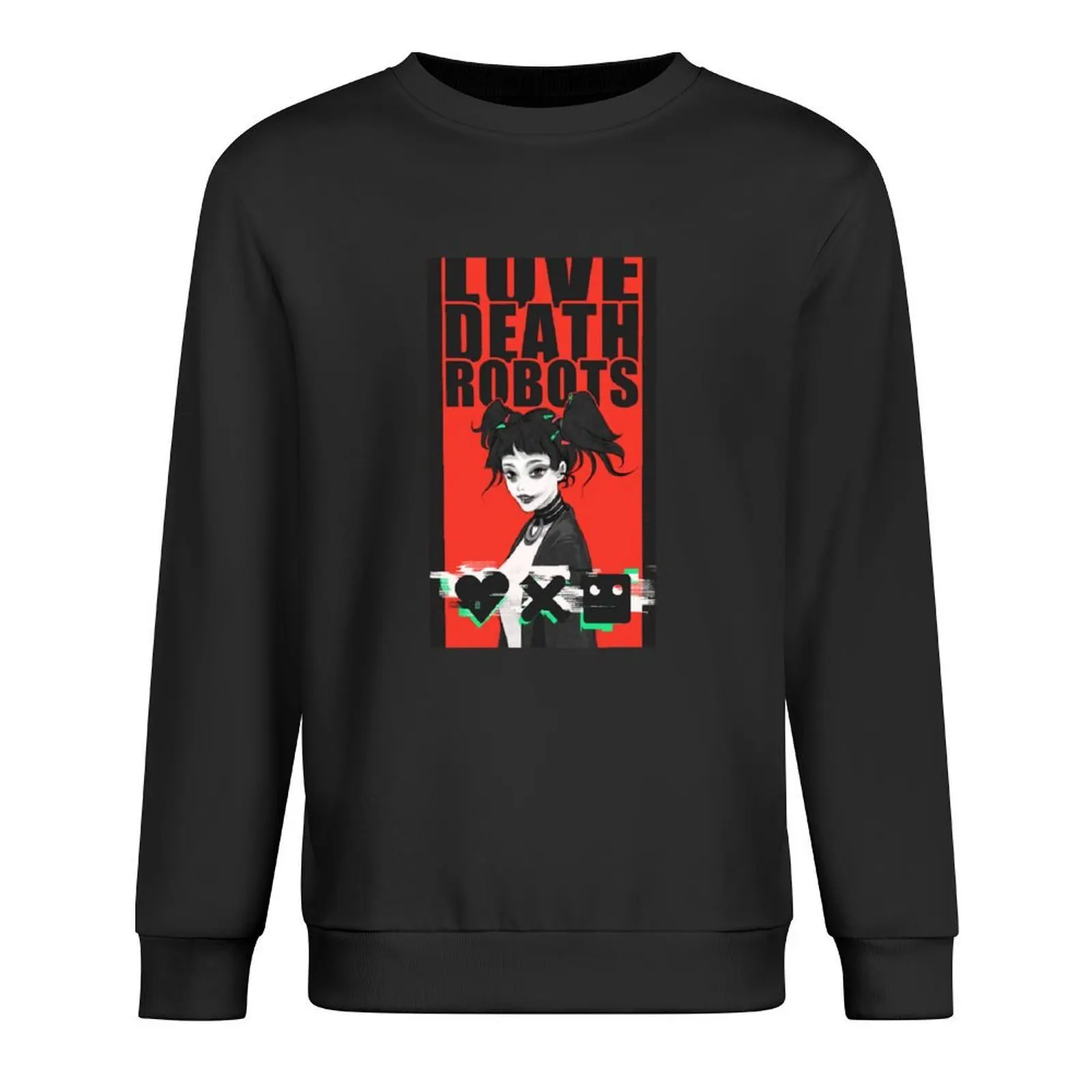 

love death robots Pullover mens designer clothes men's clothing men's sweat-shirt set men's winter sweater sweatshirt
