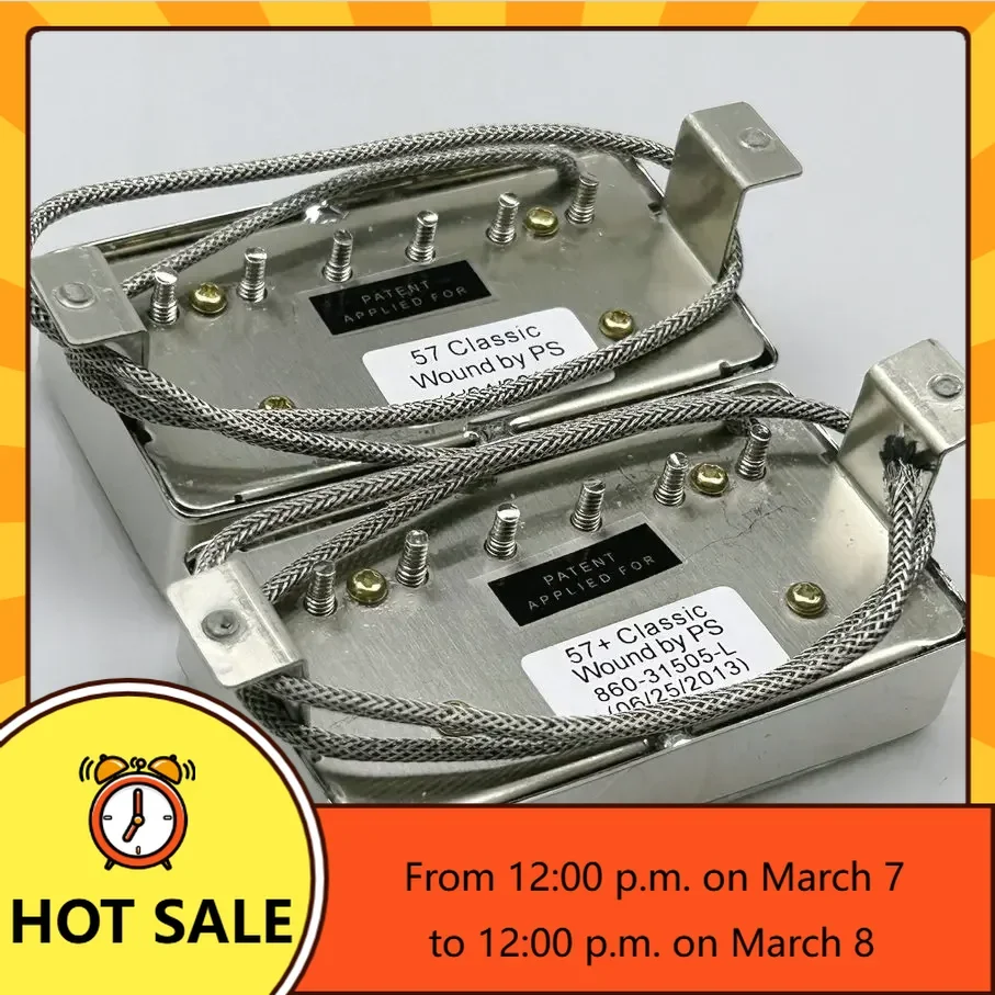 

Q-X Music Store-Guitar Pickups LP '57 Classic Alnico II Humbucker Pickups Electric Guitar