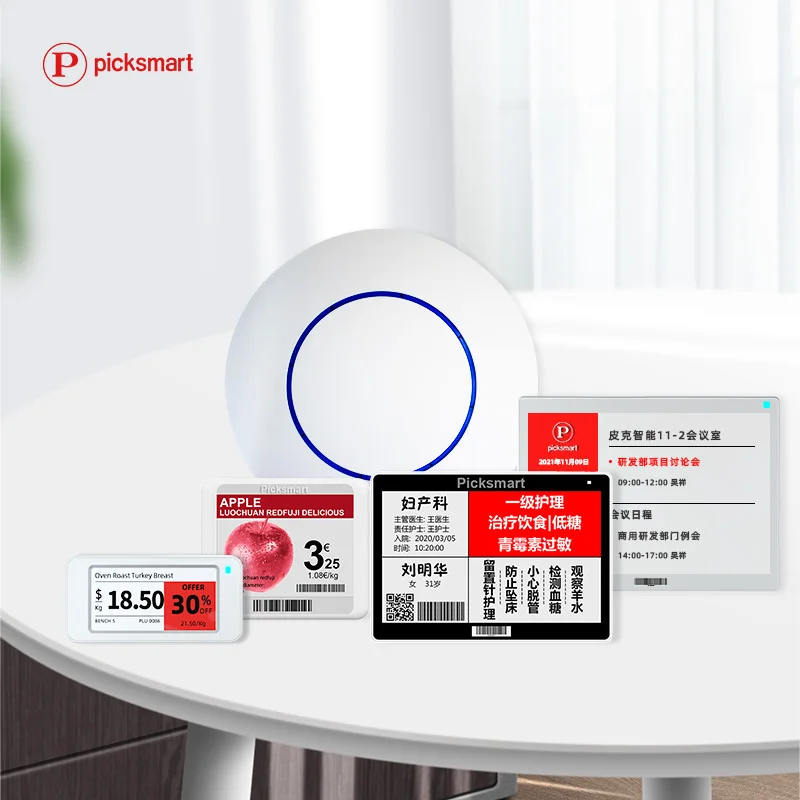 

ESL Sample Electronic Shelf Label Demo Kit"One-Stop"Router&Server Integration System Price Tag Demo Kit RFID Supermarket Shelf