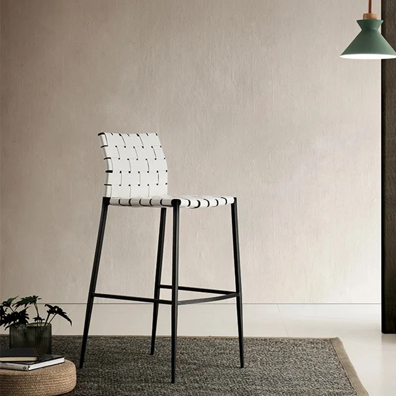 Bar Chairs Minimalist Designer Counter Single  High  Backrest Furniture Buffet
