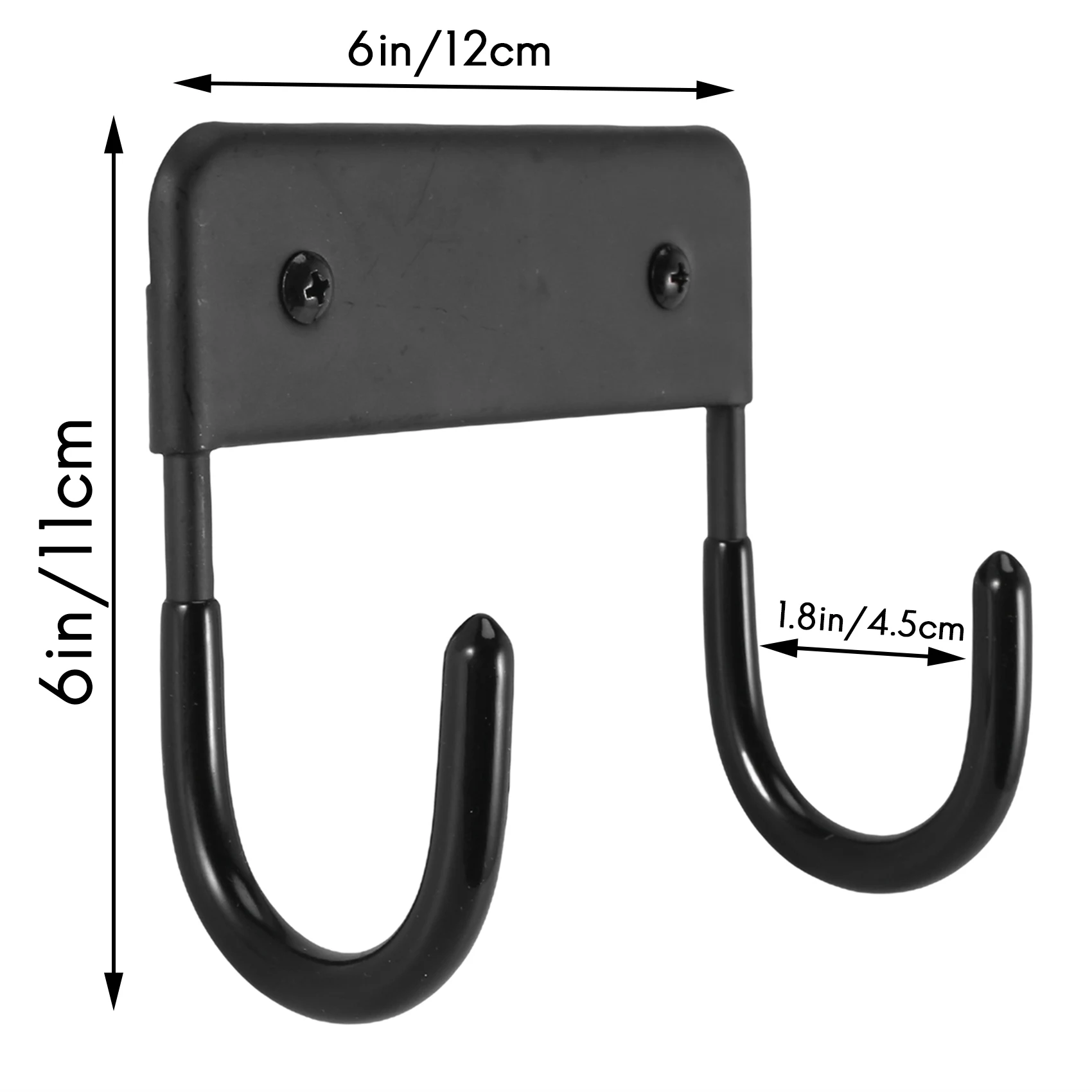 ที่แขวนโต๊ะรีดผ้าตะขอแขวนบนโต๊ะรีดผ้าที่ยึดติดผนังกระดานรีดผ้าโต๊ะรีดผ้าขนาดใหญ่และขนาดเล็ก (สีดำด้าน)
