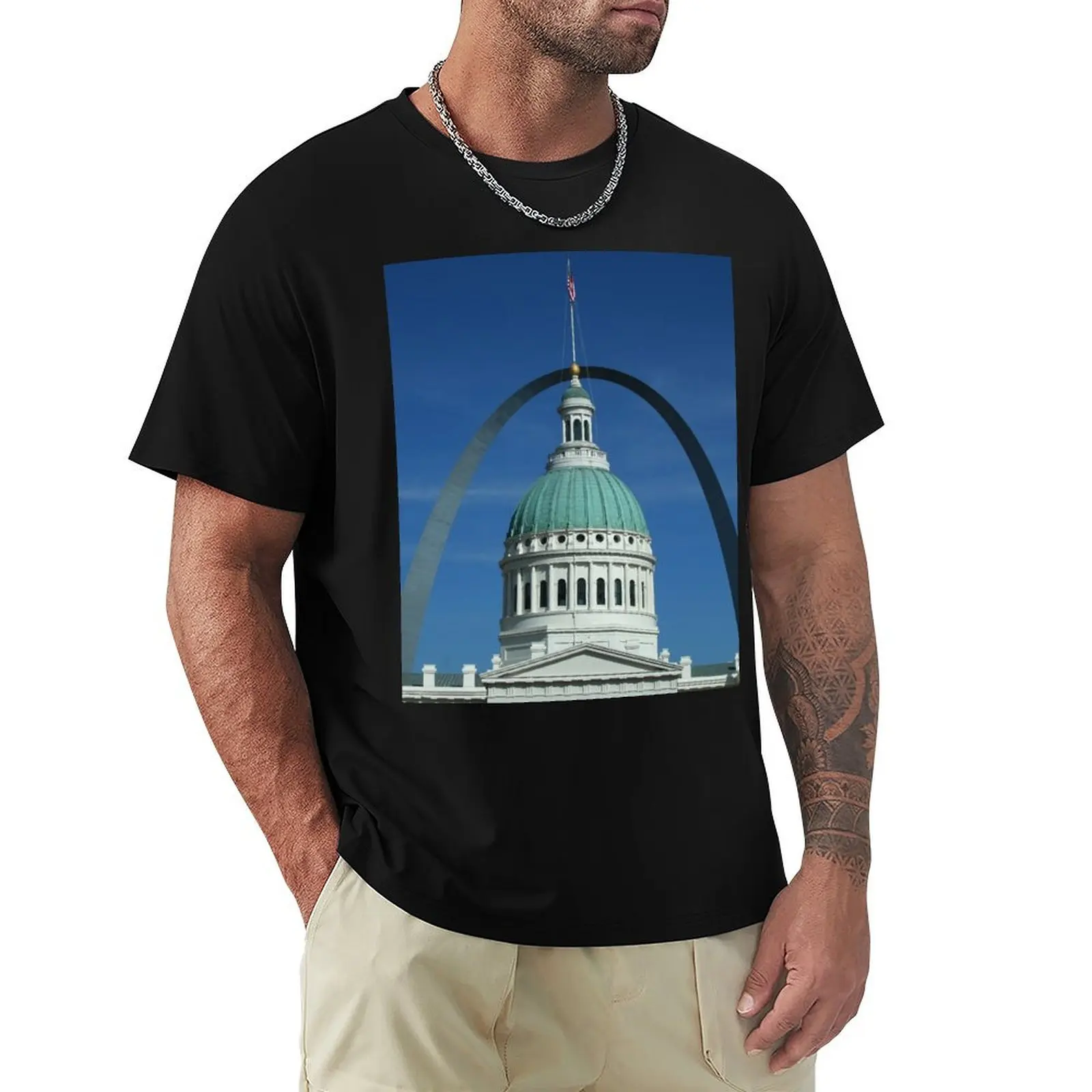 St.Louis, Missouri T-Shirt Functional Casual Short Sleeve Tee