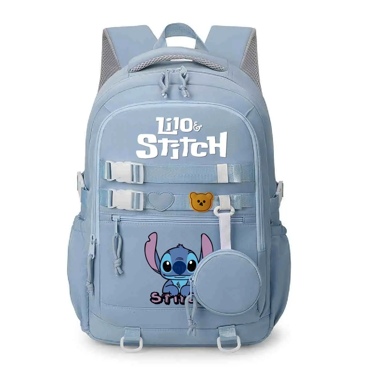 

Disney Lilo Stitch Print School Backpack Women Girls Large Capacity School Backpacks Teenager Schoolbag Cartoon Stitch Bag Gift