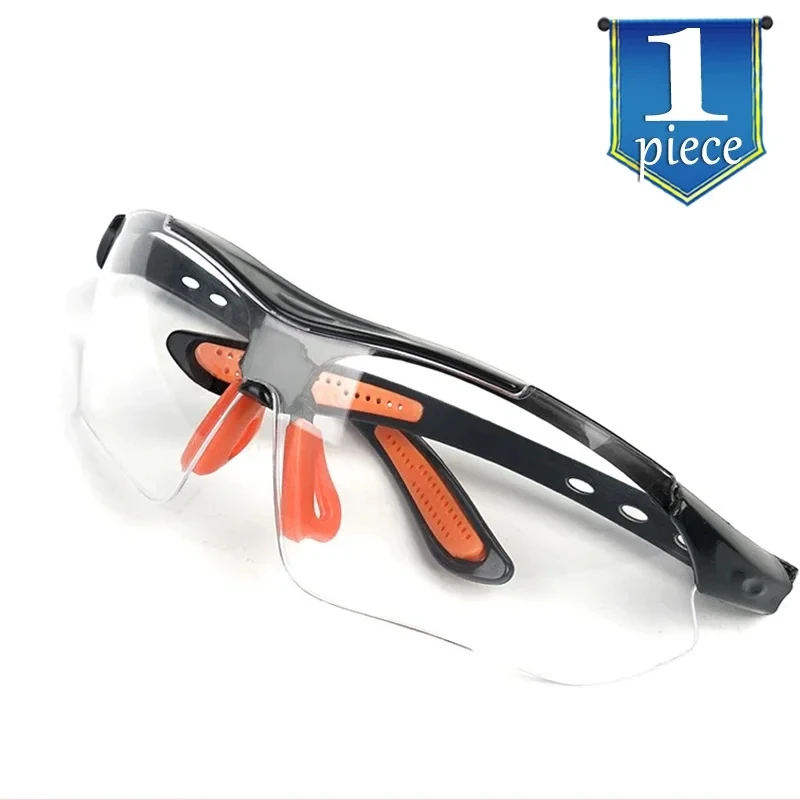 Safety Goggles Cycling Windproof Vented HD Eye Glasses Work Lab Laboratory Motorcycle Safety Sandproof Protective Glass Goggle