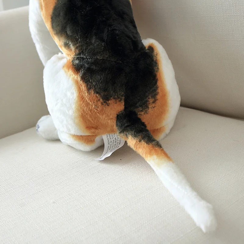 Huge Standing Giraffe Dog Cat Horse Sika Deer Tiger Toys Cute Animal Soft Simulation Doll Birthday Gift Kids Toy Bedroom Decor