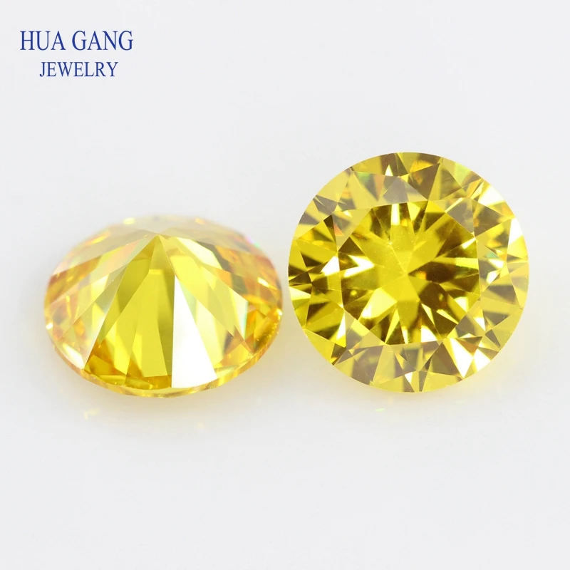 5A Zirkonia Stein Mehrfarbig Runde Form Brillantschliff Lose CZ Steine Synthetische Edelsteine Perlen Für Schmuck 1,0 ~ 20mm AAAAA