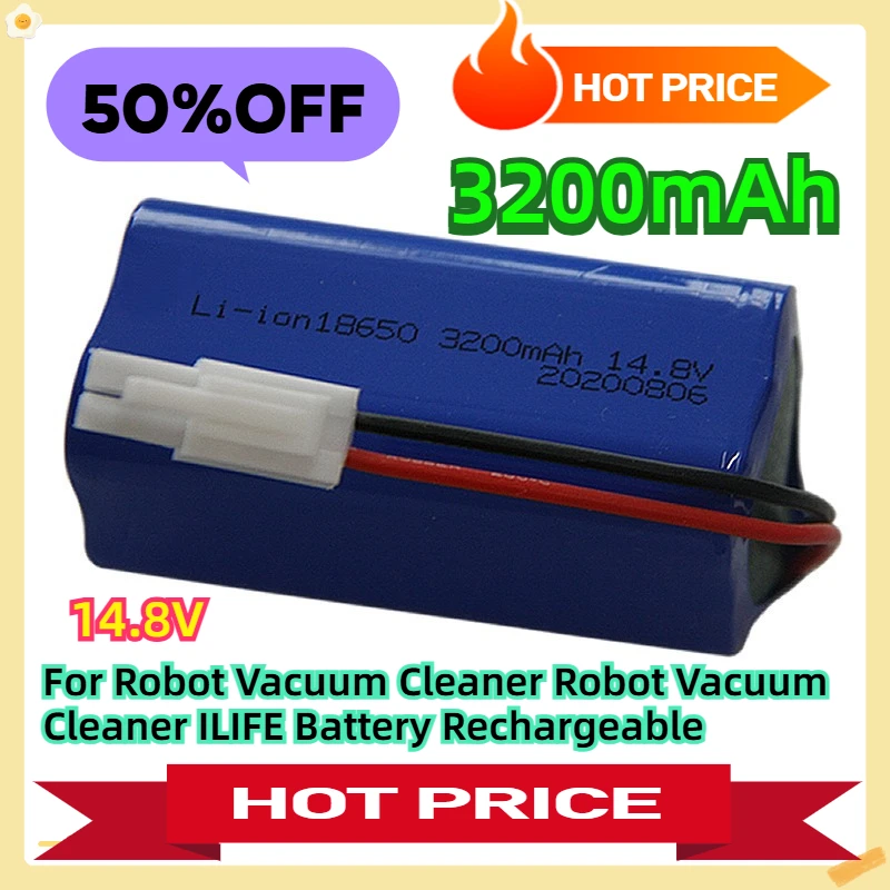

For Robot Vacuum Cleaner Robot Vacuum Cleaner 14.8v ILIFE Battery Rechargeable