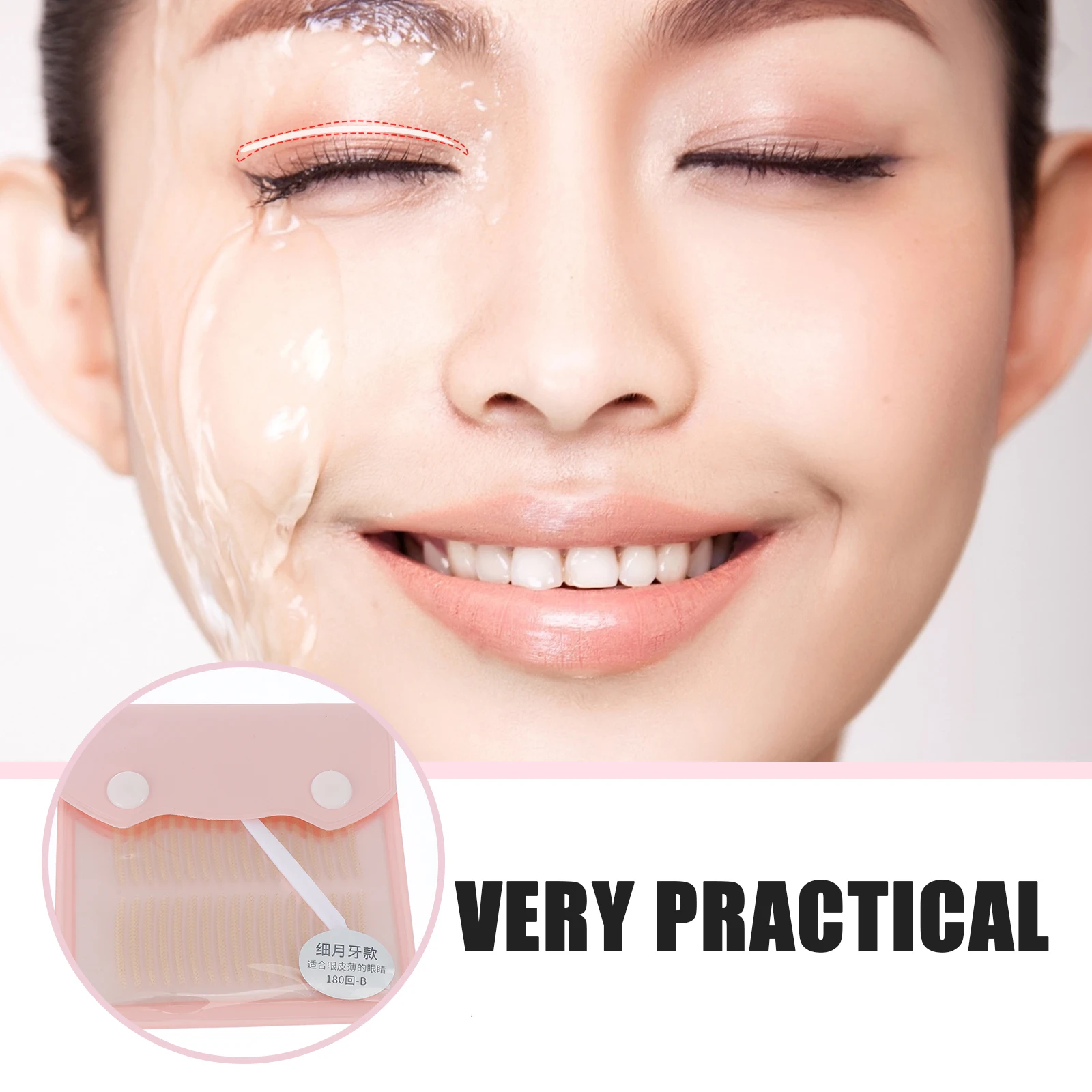 

Double Eyelid Stickers Breathable Long Lasting Waterproof Sweat Proof Beauty Supplies Eyelid Tools Accessories