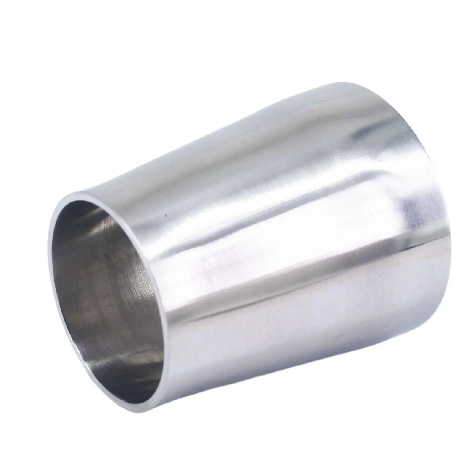 Reduzir 63mm a 51mm O.D 304 Aço Inoxidável Sanitário Weld Concentic Reducer Pipe Fitting