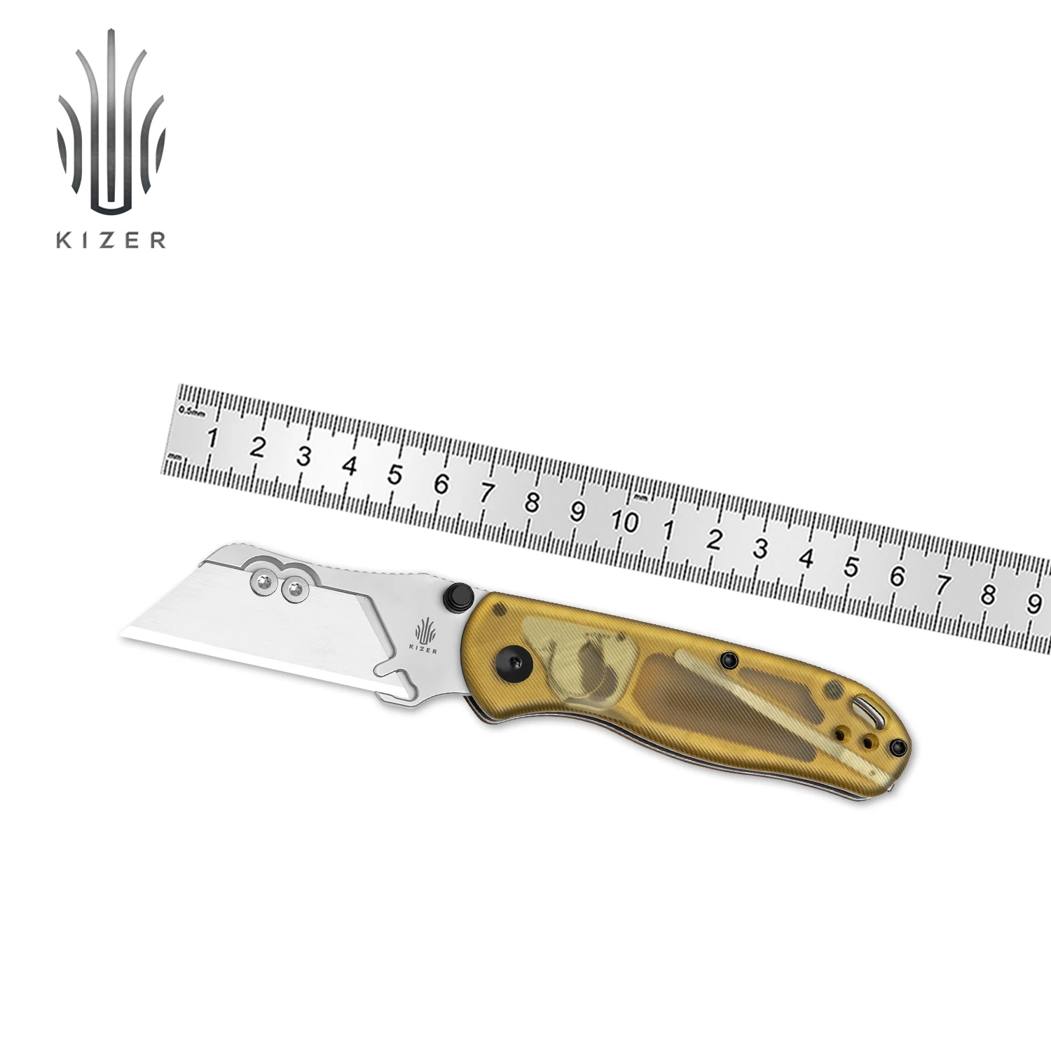 Kizer سكين جيب قابل للطي قطرة الدب فائدة V3619JA3/JA4/JA5 ميكارتا/PEI/أكريليك 2025 أدوات EDC جديدة السكاكين