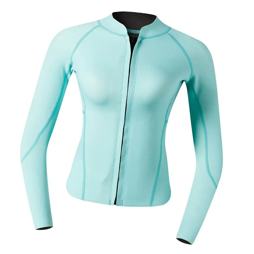 2mm Womens Neoprene Wetsuit Top Jackets Perfect for Snorkeling, Scuba Diving,