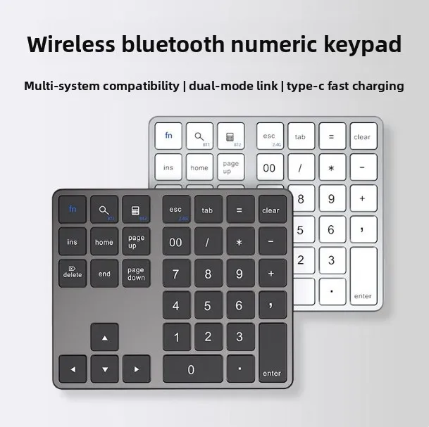 Wireless 35-key Bluetooth numeric keyboard Office Finance Accounting Laptop keyboard