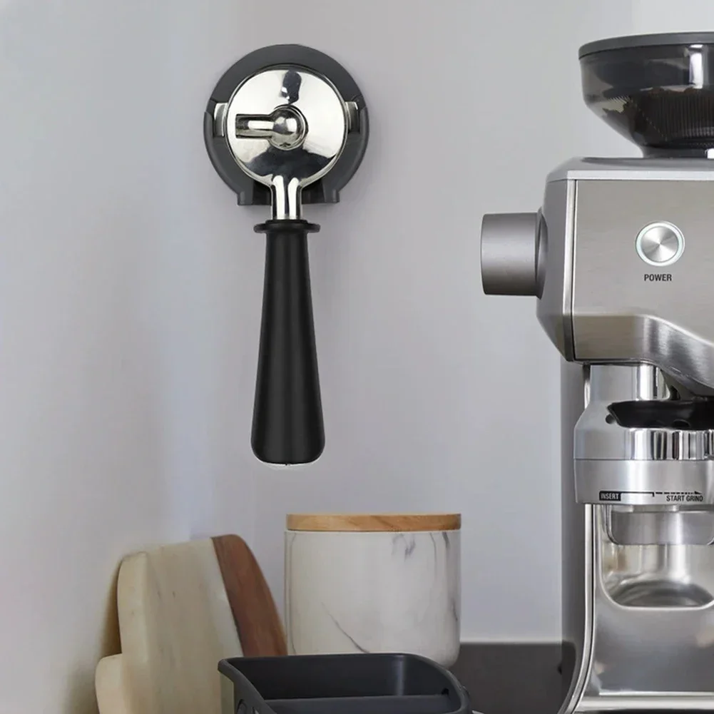 

Coffee Strainer Wall Shelf Espresso Filter Holder ABS Waterproof 51/54/58mm Espresso Machine Group Handle Wall Mounted Rack Coff