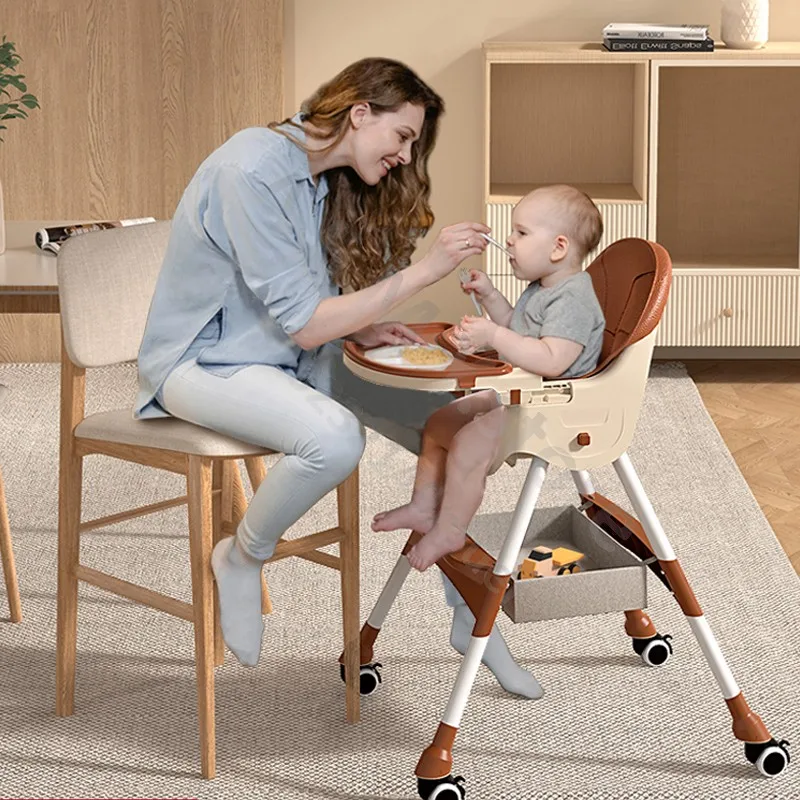 Children's dining chair / baby eating foldable seat / baby multifunctional lift home learning to sit dining table chair