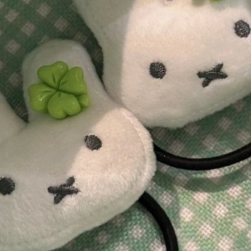 Cartoon Kawaii New Style Hair Rope Sweet Girly Heart Headgear Rubber Band Hair Tie Fashionable Elegant Simple Exquisite Miffy