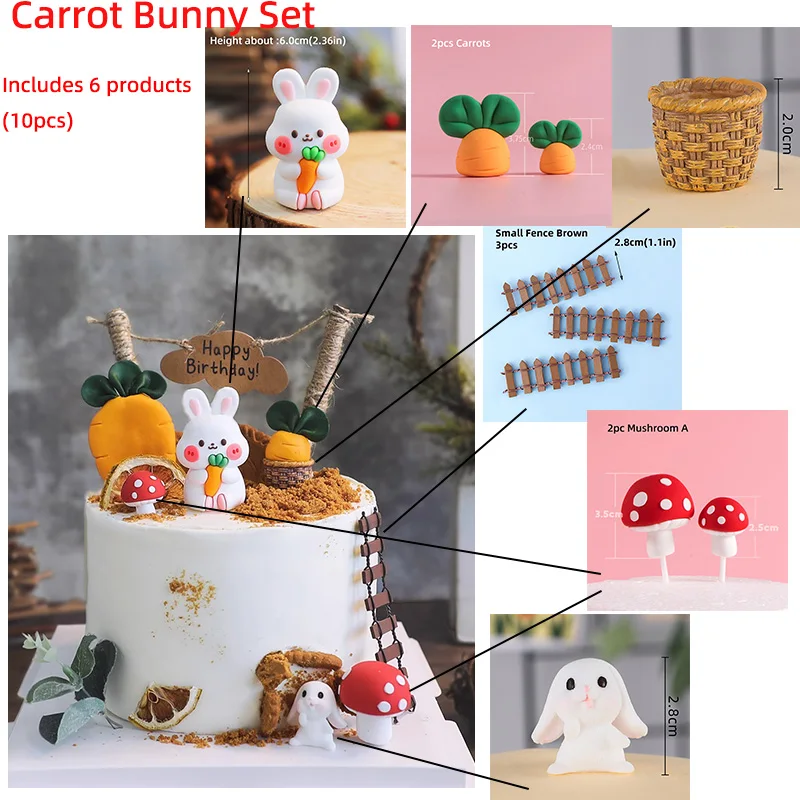 Festicy Lapin De Pâques à Remonter – 6 Carottes Colorées – Jouet Course – Cadeau Bébé 1 An – Décoration