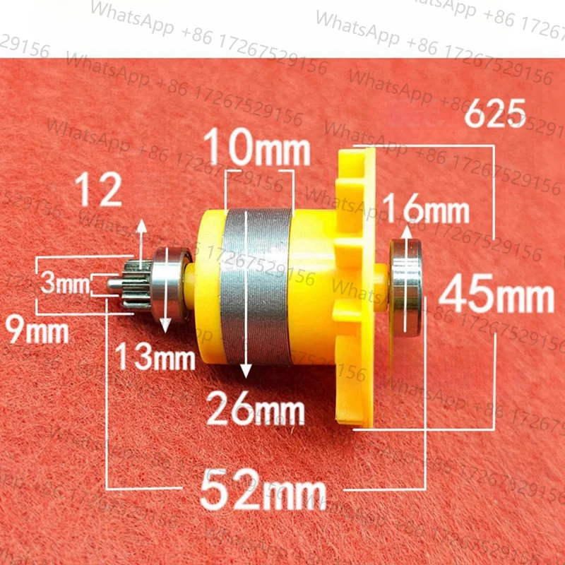 Motor for Cordless DrillCordless Drill Motor 21V Brushless Li-Ion Drill Motor 4810 Li-Ion Drill Rotor 12 teeth Accessories