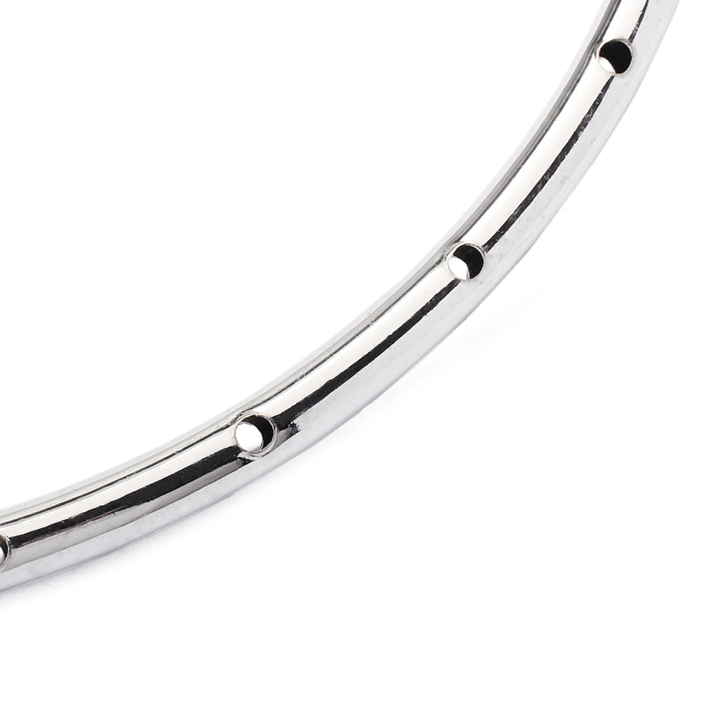 

Iron Tension Hoop 11 Inch For Banjo Guitar Ukulele Violin Replacement Flange Drum Skin Compatible Ha203 Silver