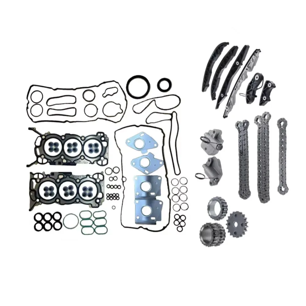 Engine Parts Full Gasket Set Timing Chain Kit 2.7 L GAS 27DP0X 14-21 For LINCOLN MKX CONTINENTAL FORD MONDEO F-150 EDGE 2.7T