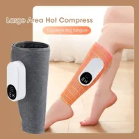 Eletric Calf Massager 360° Air Pressure 3 Gear Heated Kneading Calf Massage Machine Relieve Leg Muscle Promote Blood Circulation