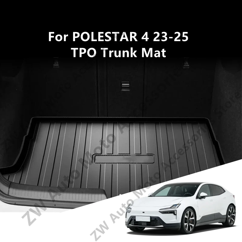 

For POLESTAR 4 23-25 TPO Trunk Mat,Car Interior Modification Protection Accessories Refit